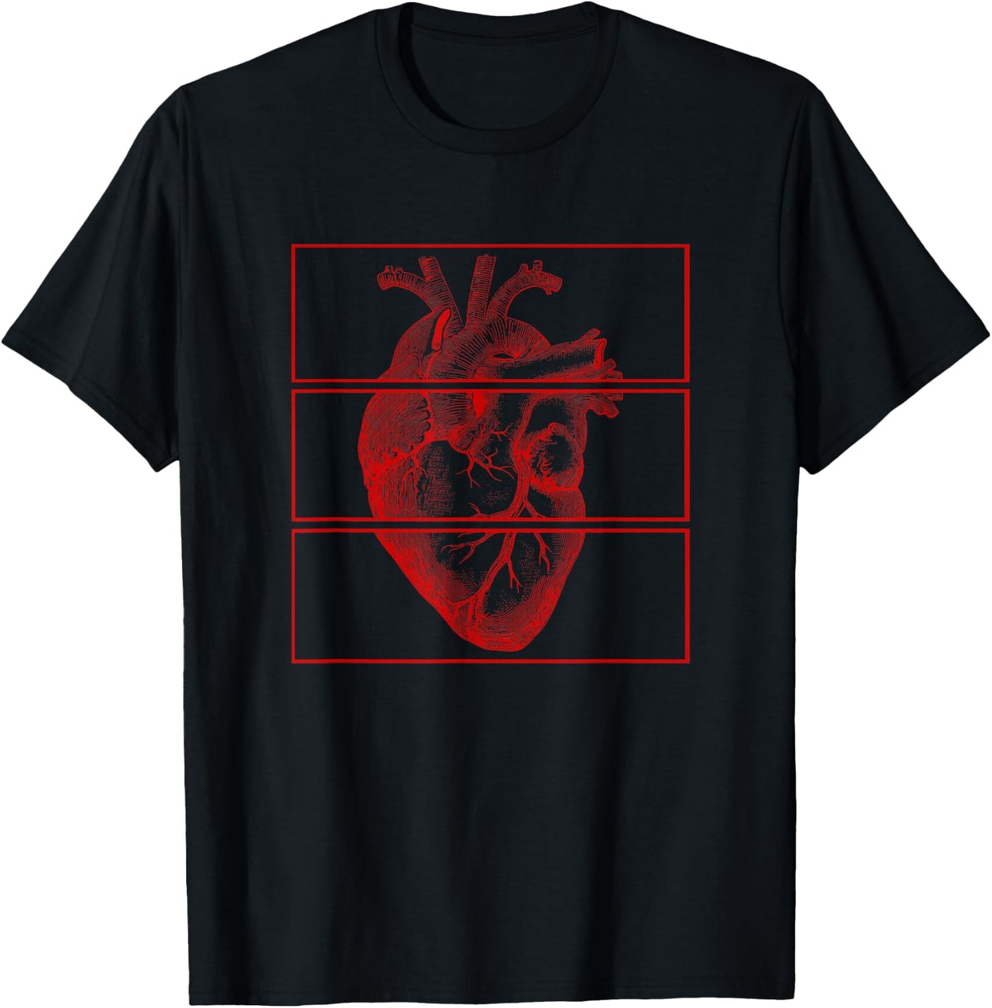 Aesthetic Heart Art Soft Grunge Teen Girls Women Clothes T-Shirt - T-Shirt | Black