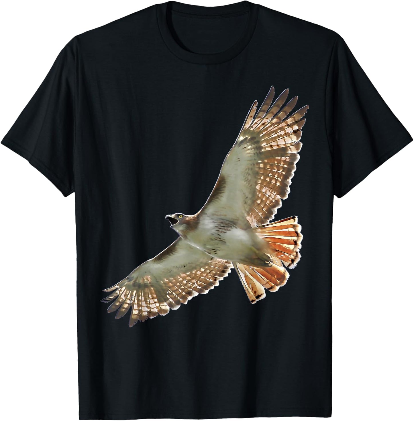 Red Tail Hawk T-Shirt - T-Shirt | Black
