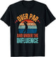 Over Par And Under The Influence Drinking Beer Funny Golfing T-Shirt - T-Shirt | Black