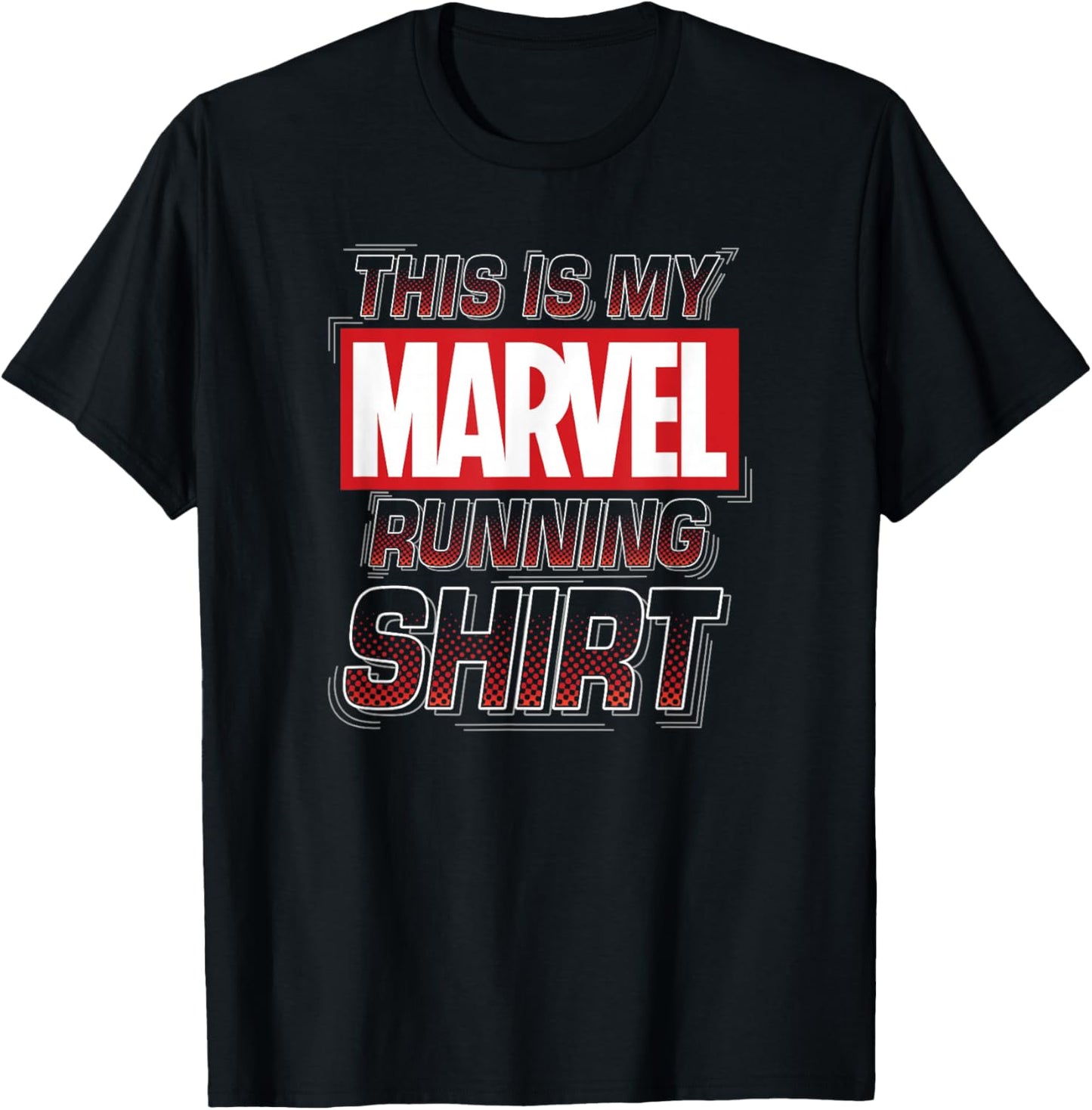Marvel This Is My Marvel Running Shirt T-Shirt - T-Shirt | Black