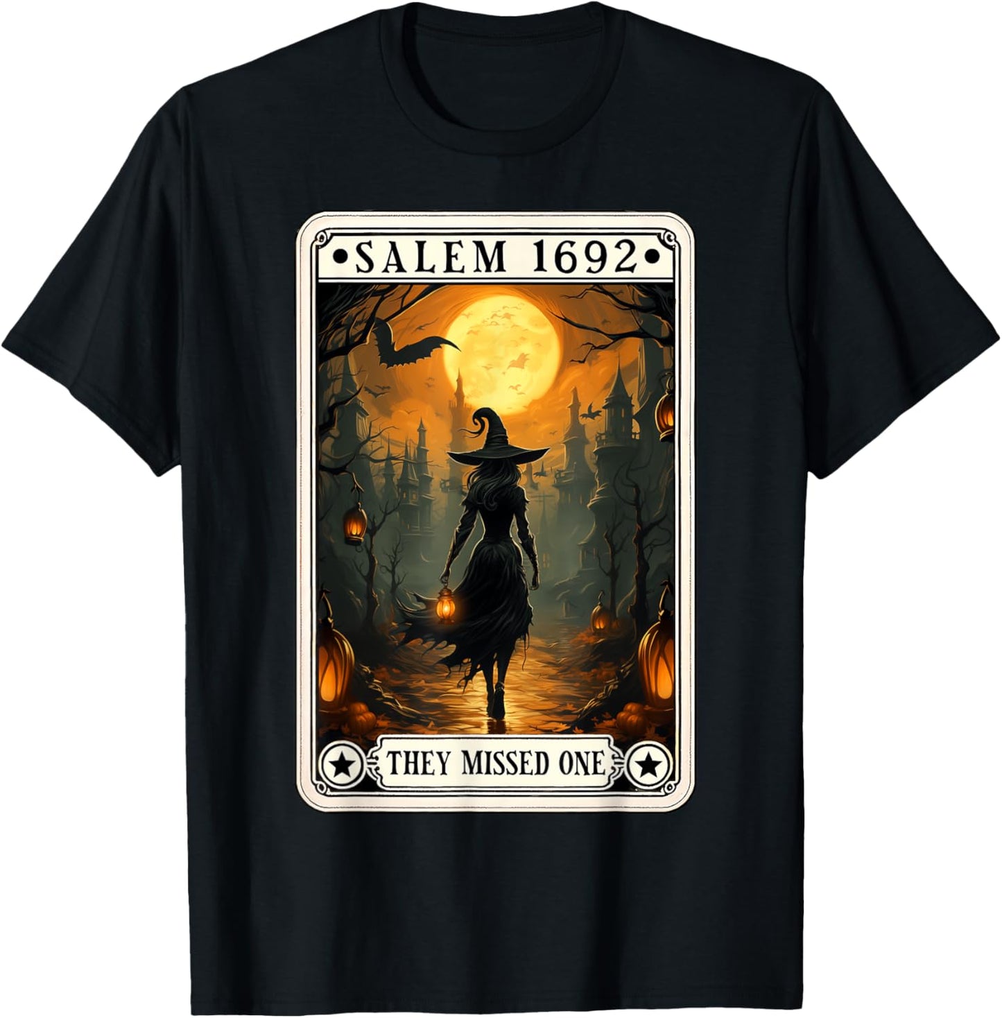 Salem 1692 They Missed One Halloween Witch Trials Women T-Shirt - T-Shirt | Black