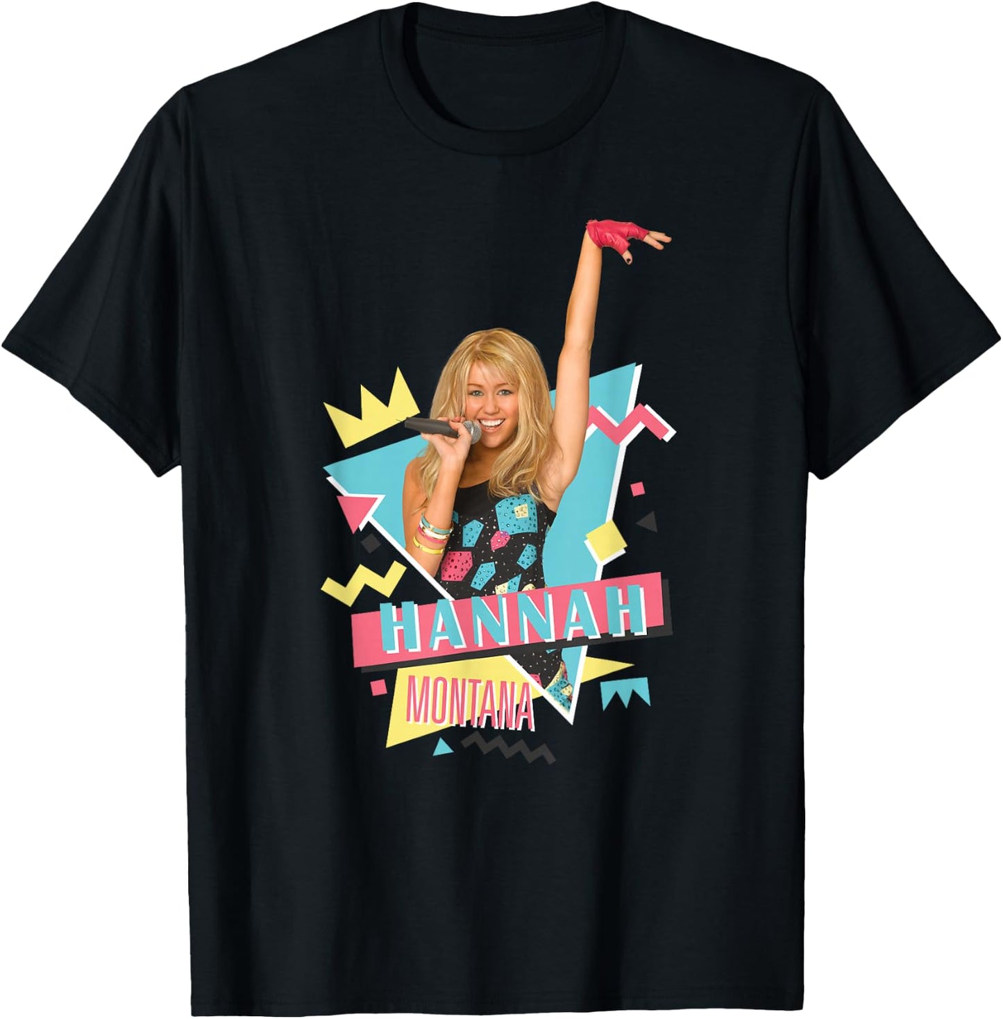 Disney Hannah Montana 90s T-Shirt - T-Shirt | Black
