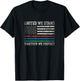 Thin Blue Red Green Line American Flag Support T Shirt Men T-Shirt - T-Shirt | Black