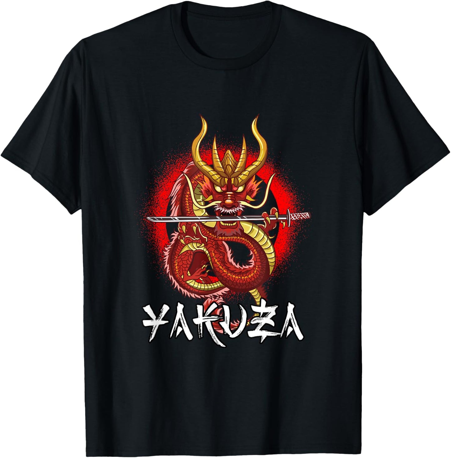 Yakuza Dragon Japanese Mafia Crime Syndicate Group Gang Gift T-Shirt - T-Shirt | Black