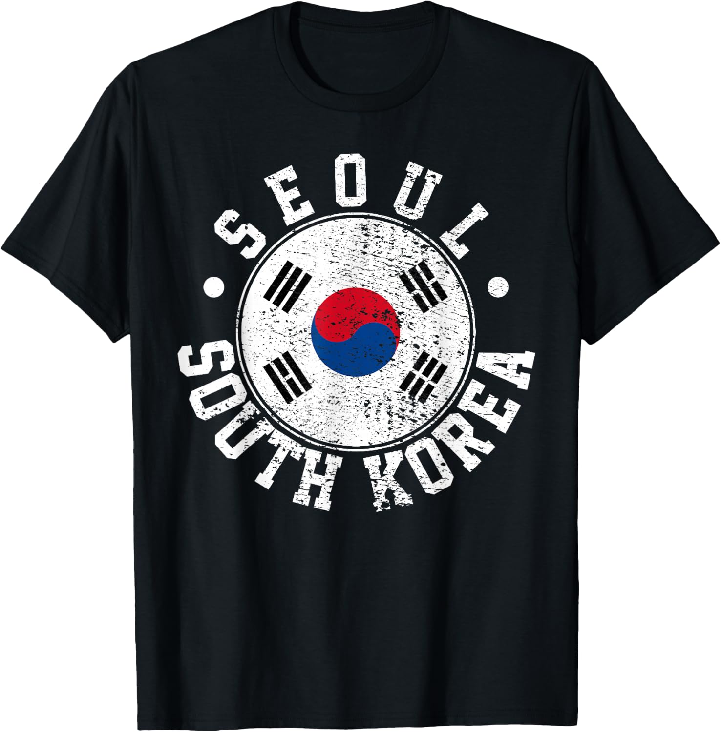 Seoul South Korea T-Shirt - T-Shirt | Black