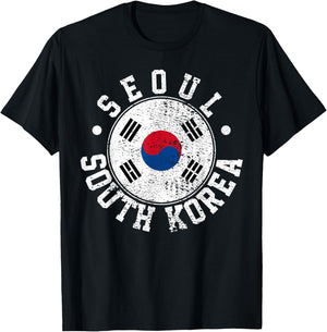Seoul South Korea T-Shirt - T-Shirt | Black