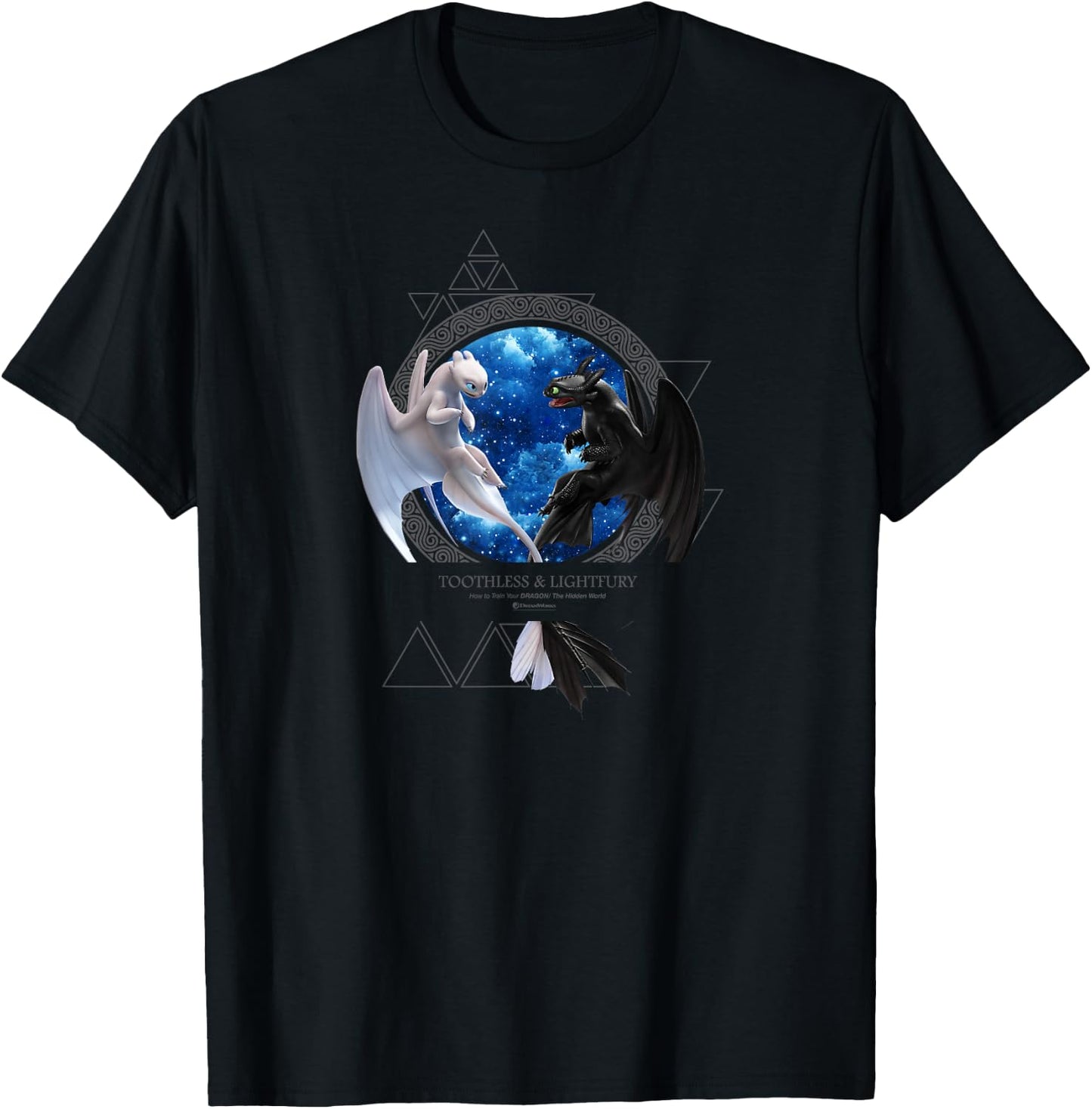 How to Train Your Dragon 3 Toothless Love T-Shirt - T-Shirt | Black