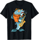 Catfish Saxophonist Saxophone Lover Musicians Fish Owner T-Shirt - T-Shirt | Black