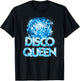 Disco Queen - 70's Disco Themed Vintage Seventies Costume T-Shirt - T-Shirt | Black