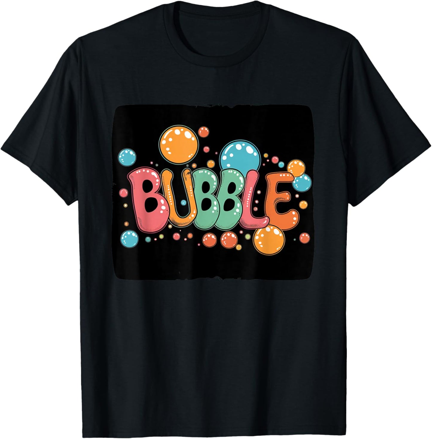 Colorful Bubble Costume for Boys and Girls T-Shirt - T-Shirt | Black