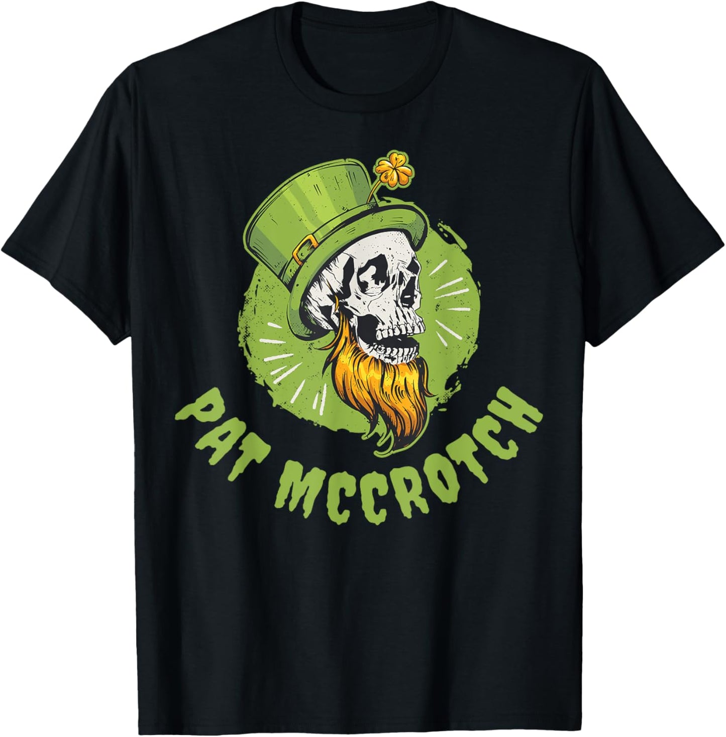 Pat McCrotch Black - Men's -Adults Classic Fit Short Sleeve T-Shirt - T-Shirt | Black