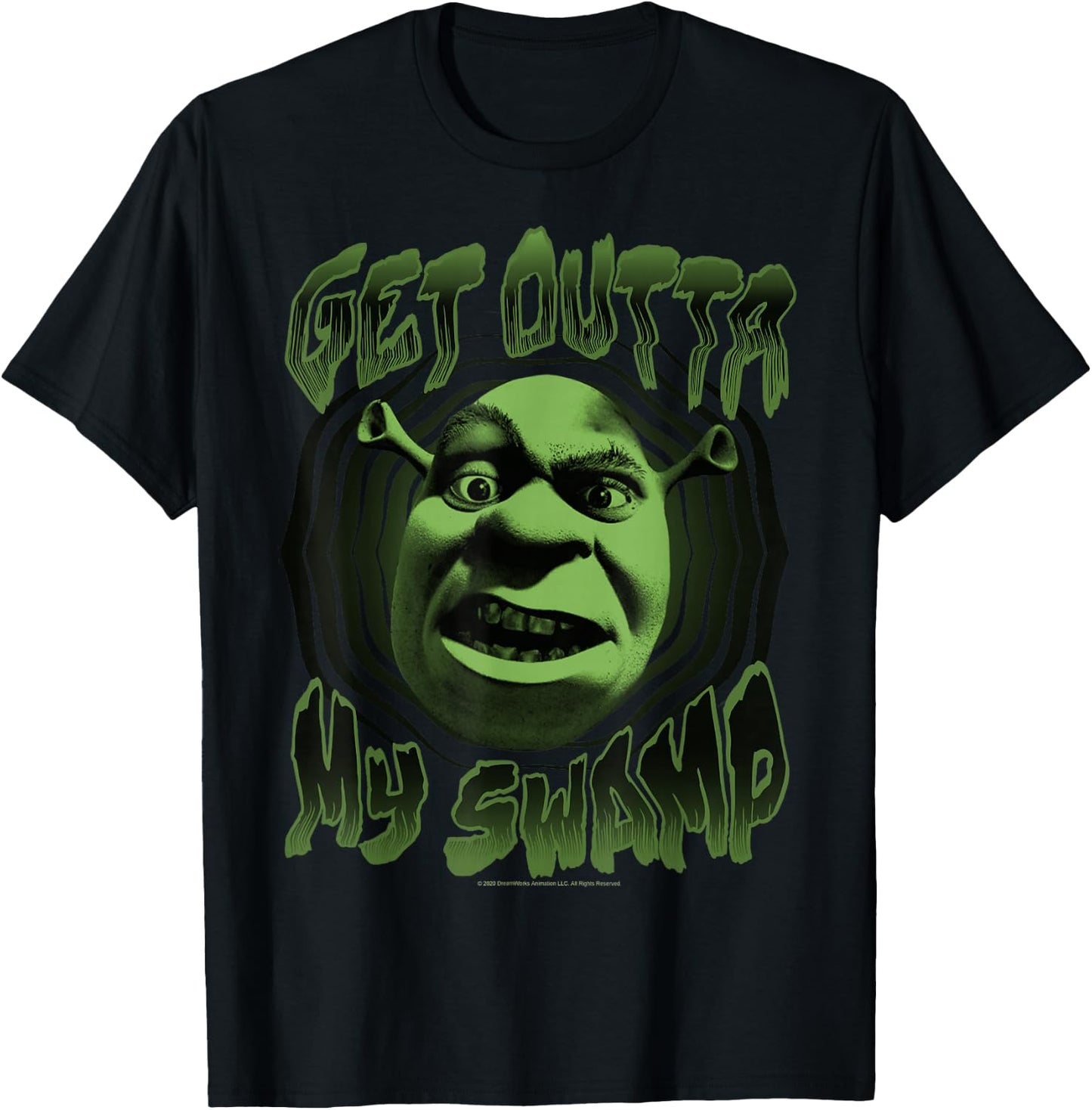 Shrek Get Outta My Swamp T-Shirt - T-Shirt | Black