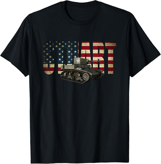M3 Stuart Tank T-Shirt - T-Shirt | Black