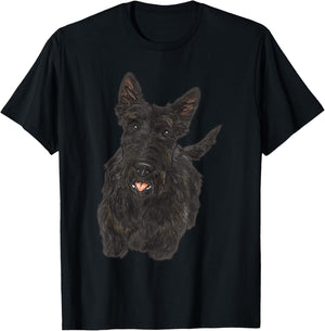 Scottish Terrier Scottie Dog Men Women T-Shirt - T-Shirt | Black