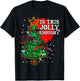 Is This Jolly Enough - Guns Christmas Tree Handgun Rifle M4 T-Shirt - T-Shirt | Black