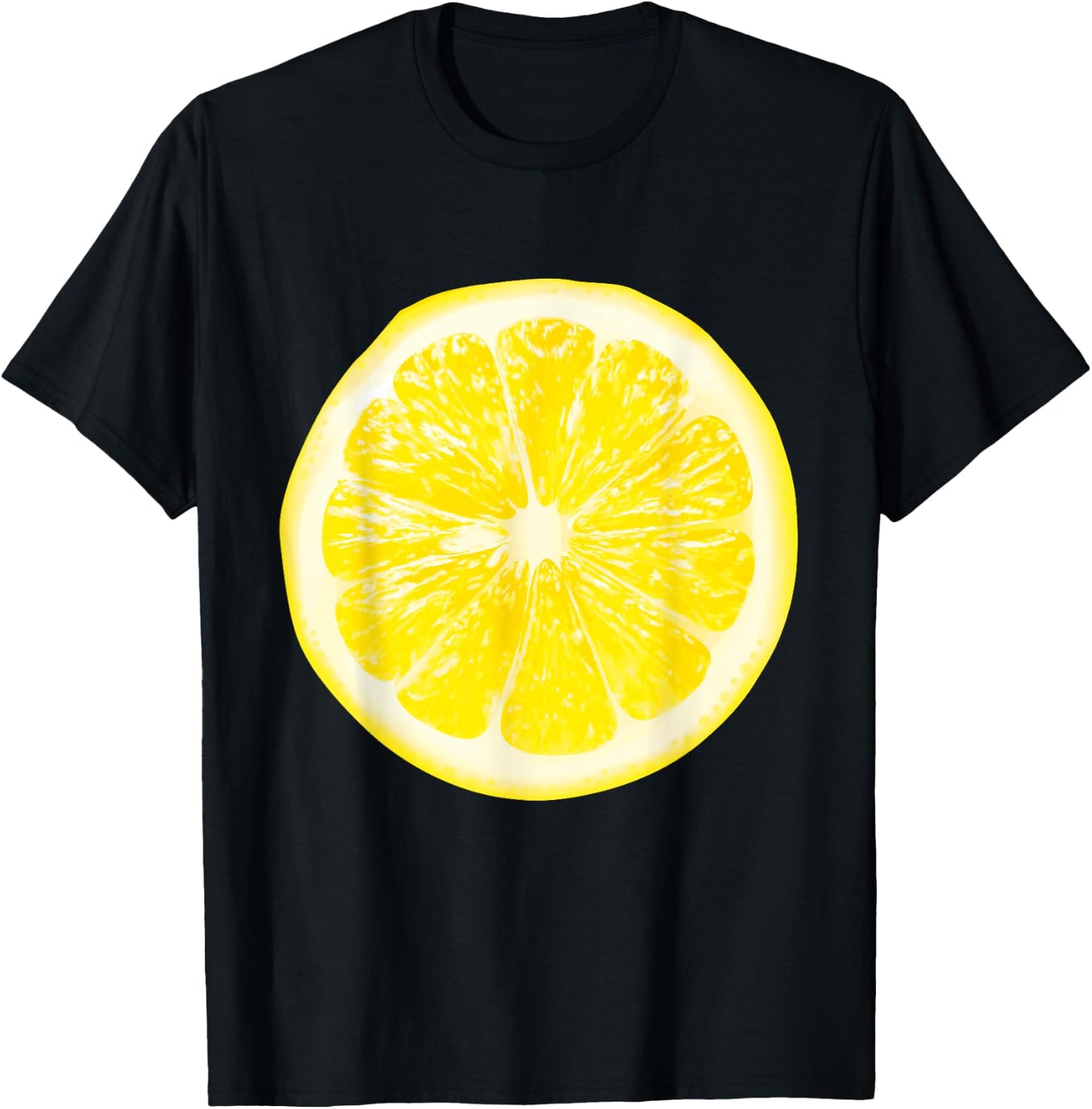 Funny Halloween Yellow Lemon Costume Fruit Costumes T-Shirt - T-Shirt | Black