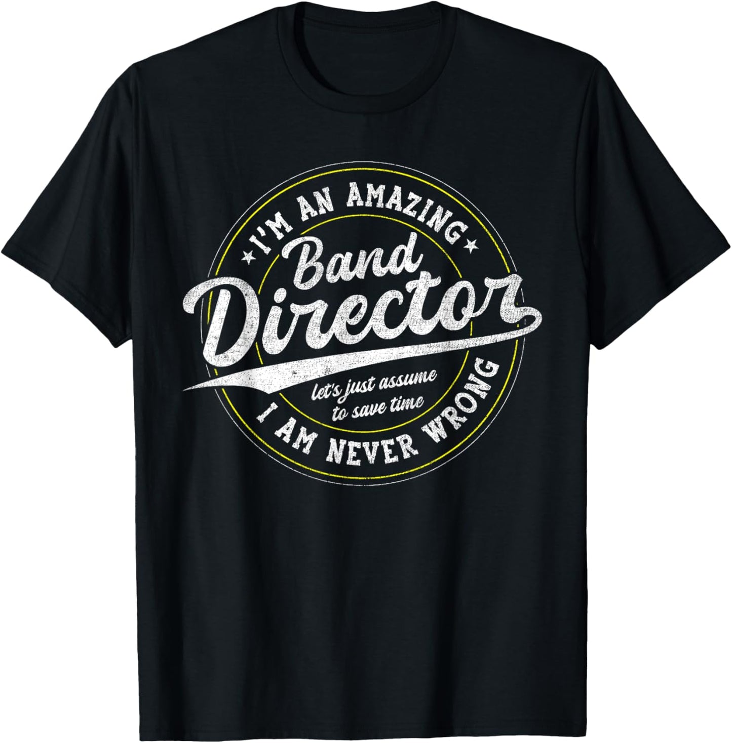 Amazing Band Director T-Shirt - T-Shirt | Black