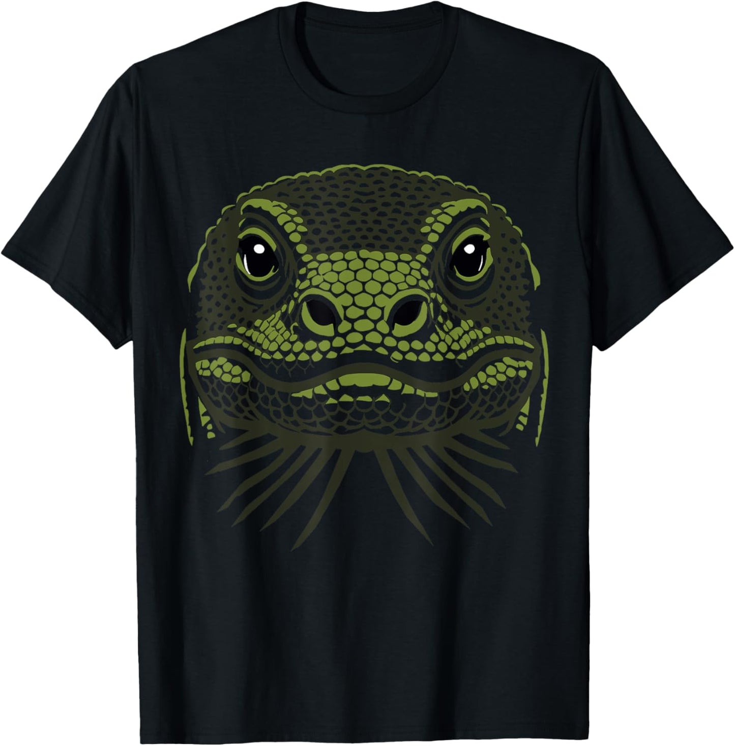 Funny Komodo dragon costume, Komodo dragon face costume T-Shirt - T-Shirt | Black