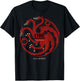 Game Of Thrones Fire And Blood Targaryen Sigil T-Shirt - T-Shirt | Black