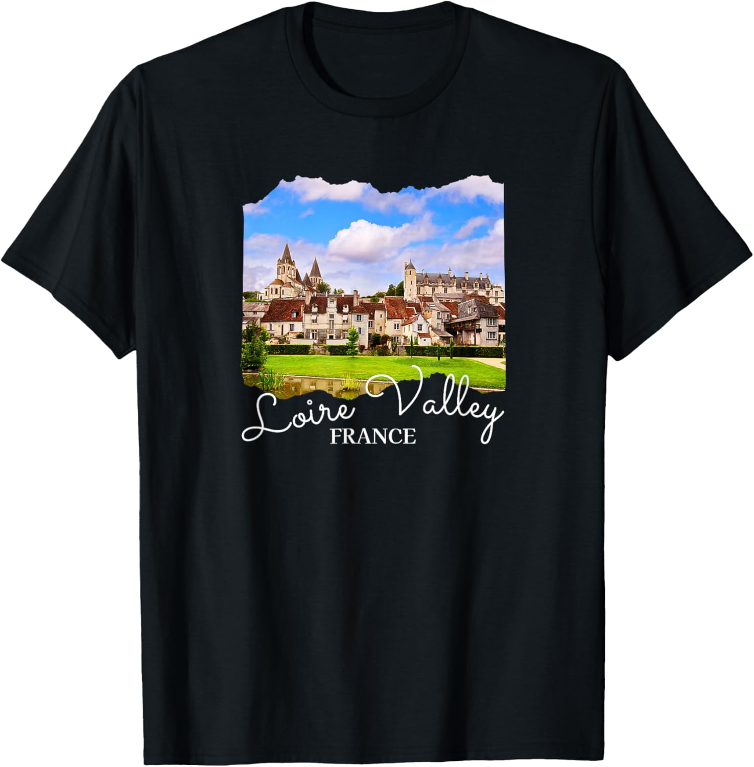 France Loire Valley T-Shirt - T-Shirt | Black