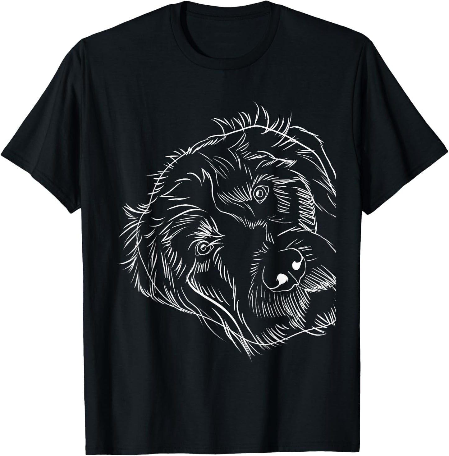 Dog German wire hair T-Shirt - T-Shirt | Black