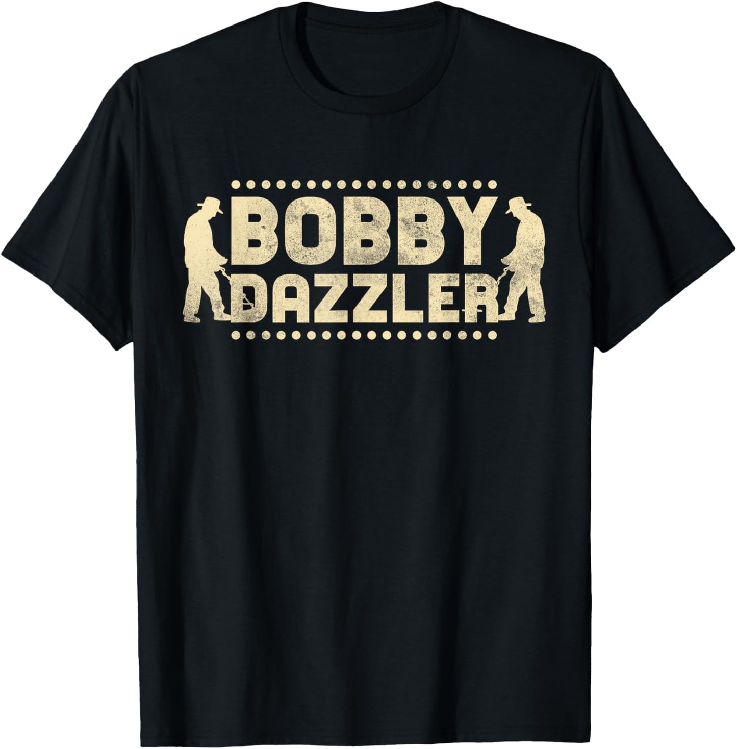 Bobby Dazzler, Metal Detecting T-Shirt - T-Shirt | Black