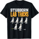 White Labrador Retriever Stubborn Lab Tricks T-Shirt - T-Shirt | Black