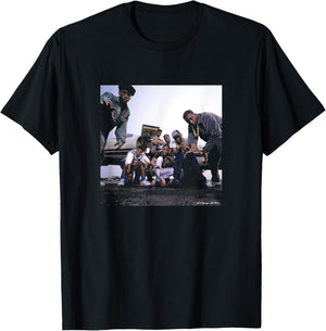 Hip Hop Group The Juice Crew Allstars By George DuBose T-Shirt - T-Shirt | Black