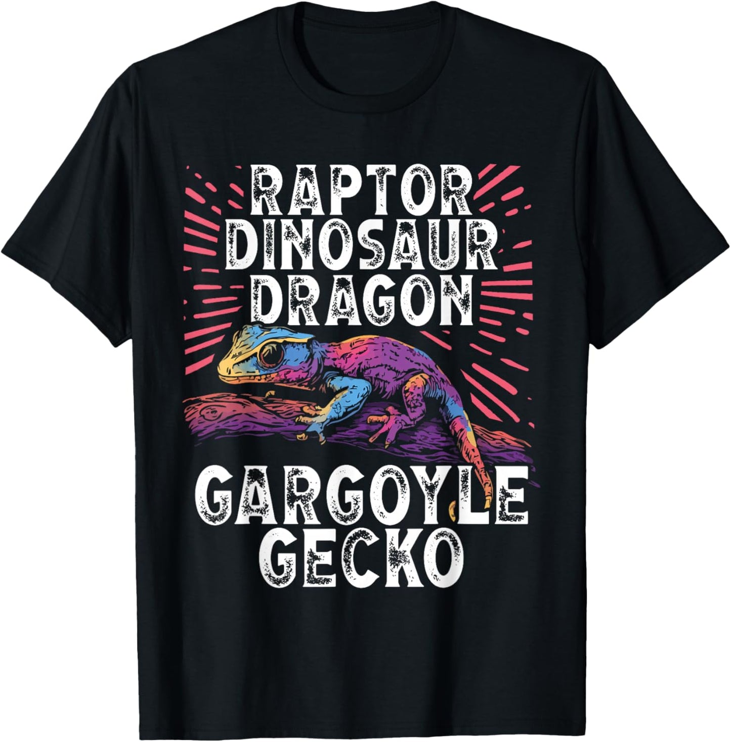 Gargoyle Gecko Reptile Owner Geckos Saying Lizard Lover T-Shirt - T-Shirt | Black