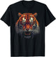 Tiger roar head for lovers face tigers Eyes Animal Wildlife T-Shirt - T-Shirt | Black