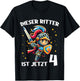 4. Geburtstag Dieser Ritter ist jetzt 4 Jahre Junge T-Shirt - T-Shirt | Black