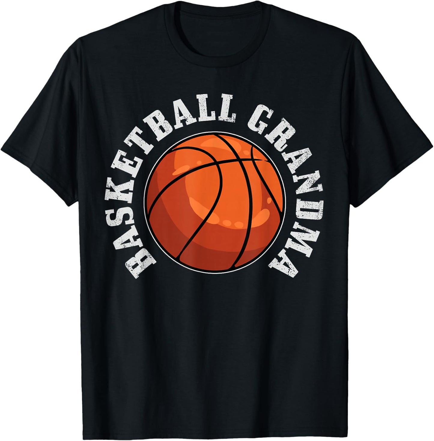 Basketball Grandma T-Shirt - T-Shirt | Black
