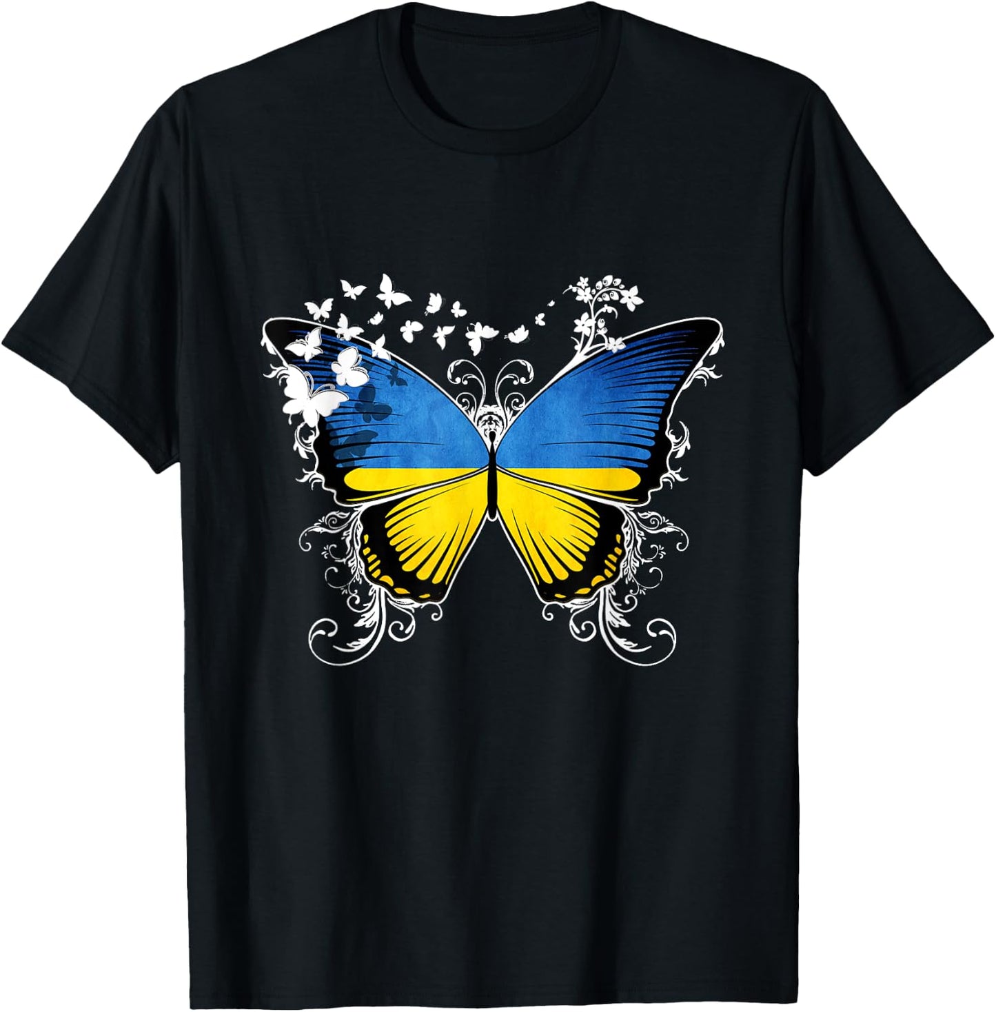 Ukraine Flag Ukrainian T-Shirt - T-Shirt | Black