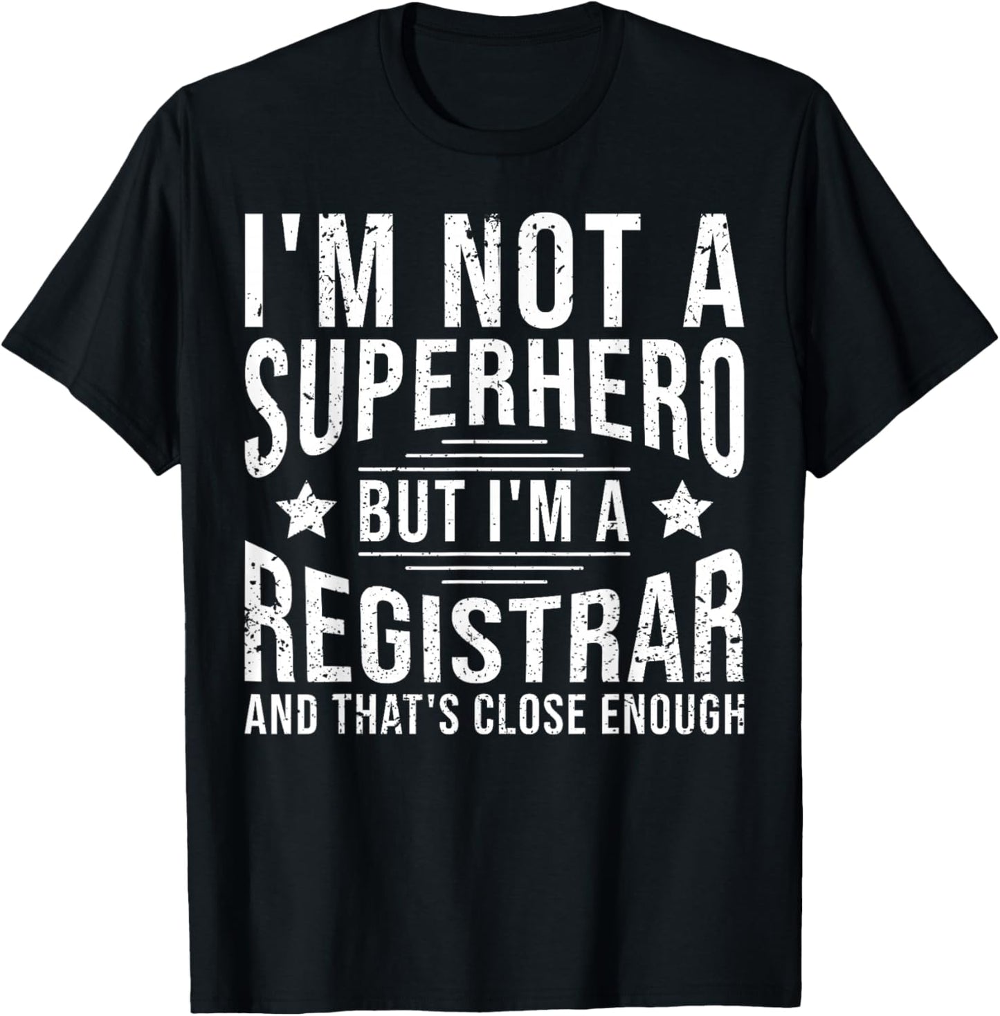 School Registrar T-Shirt - T-Shirt | Black