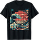 Forest Beautiful Nature square Minimalism T-Shirt - T-Shirt | Black