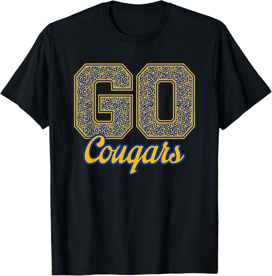 Springfield Cougars GO! School Pride T-Shirt - T-Shirt | Black