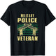 Military Police Veteran America Patriot Cop Military Veteran T-Shirt - T-Shirt | Black