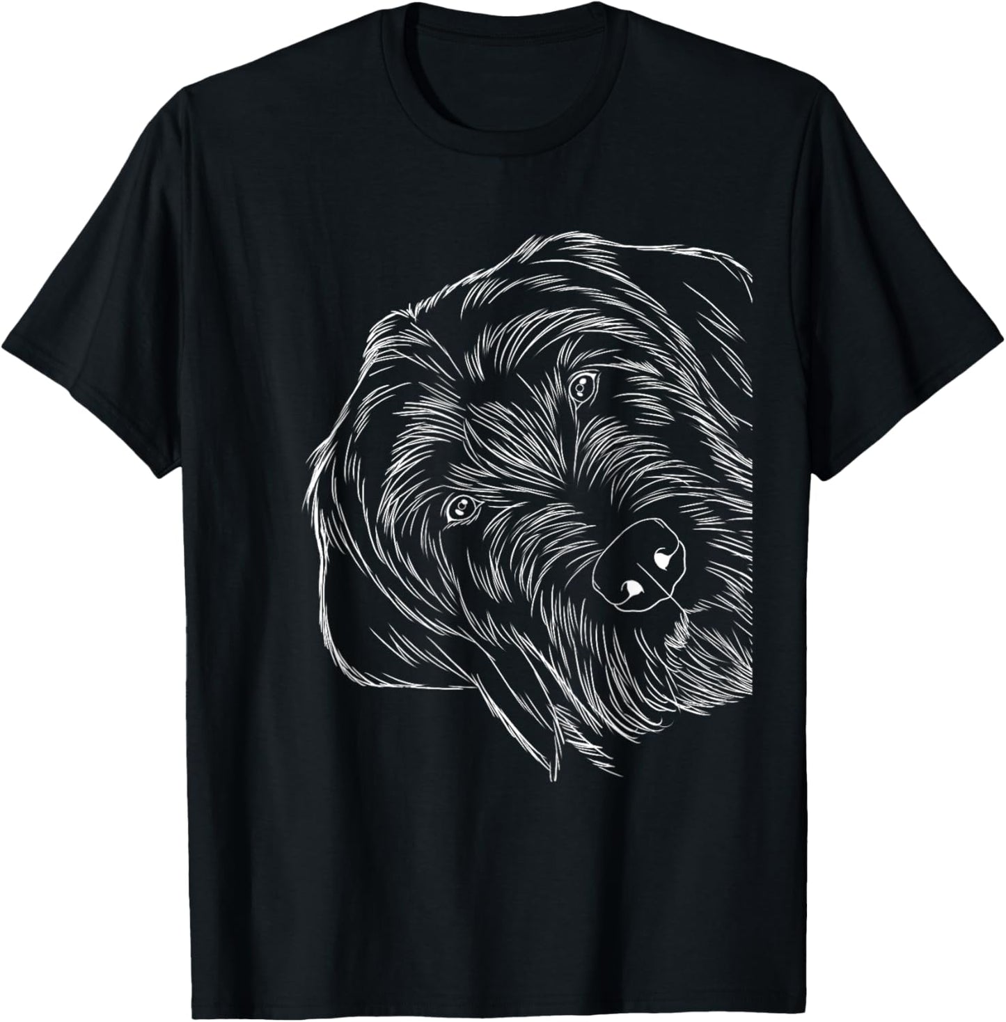 Funny Dog German Wirehaired Pointer T-Shirt - T-Shirt | Black