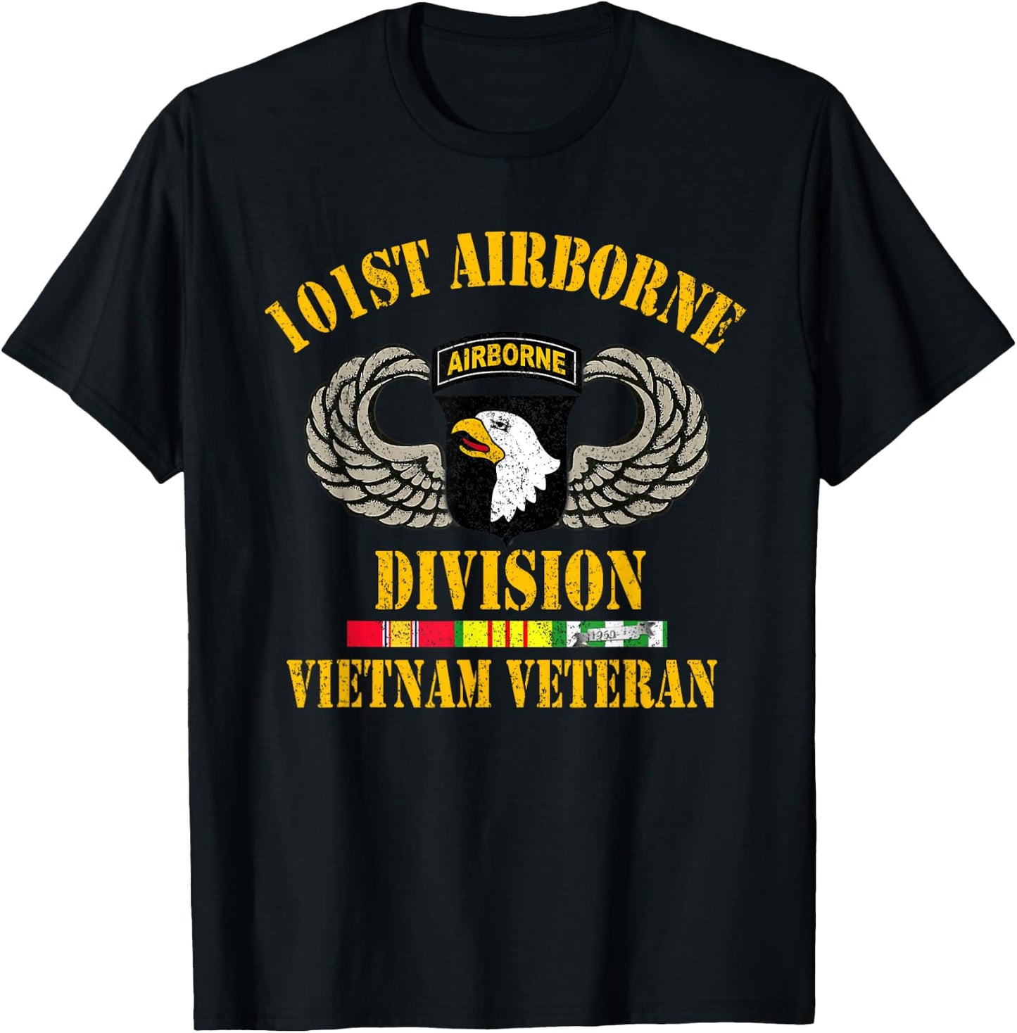 101st Airborne Division Vietnam Veteran , Veterans Day T-Shirt - T-Shirt | Black