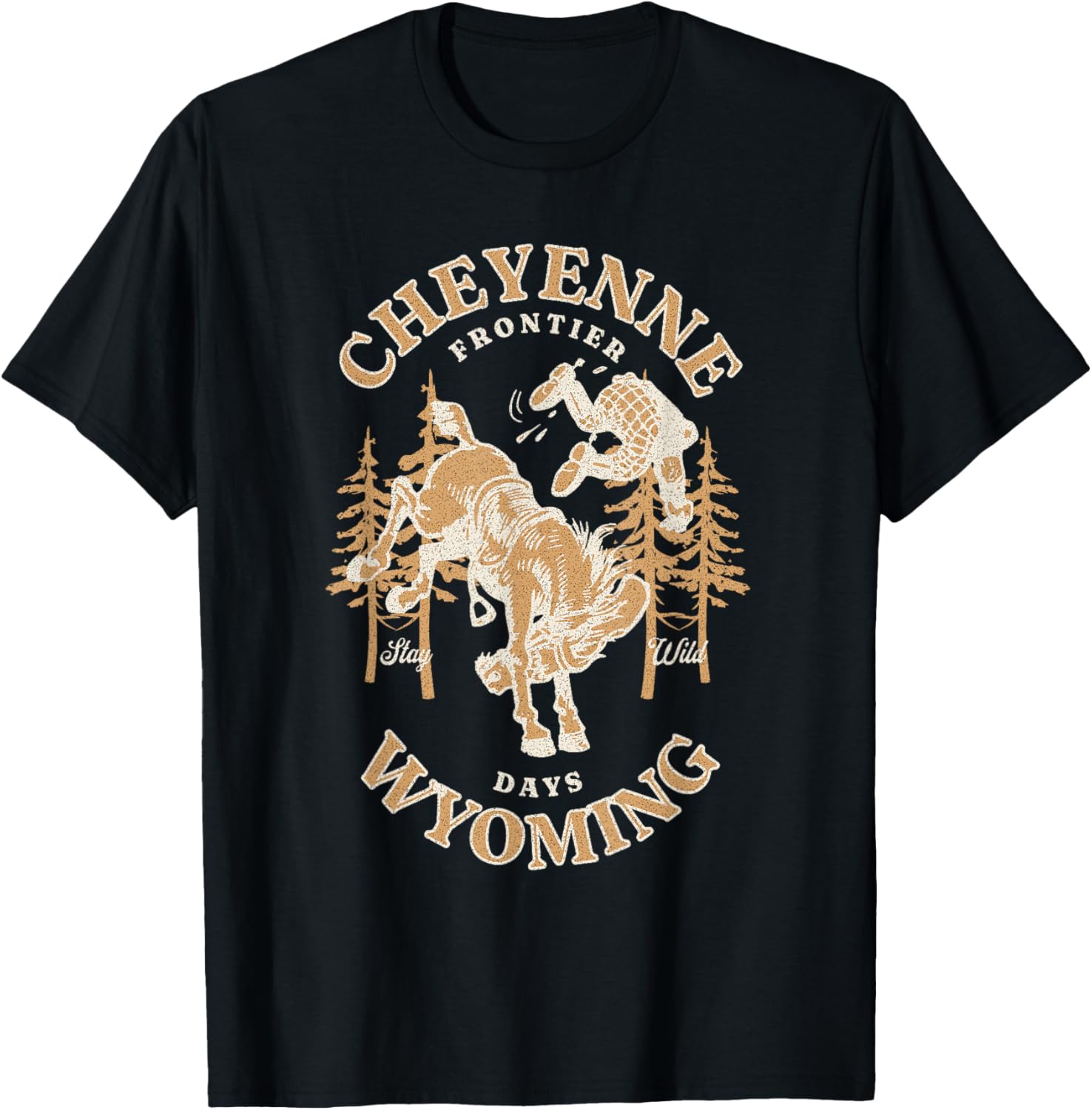 Cheyenne Wyoming Frontier Days T-Shirt - T-Shirt | Black
