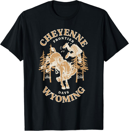 Cheyenne Wyoming Frontier Days T-Shirt - T-Shirt | Black