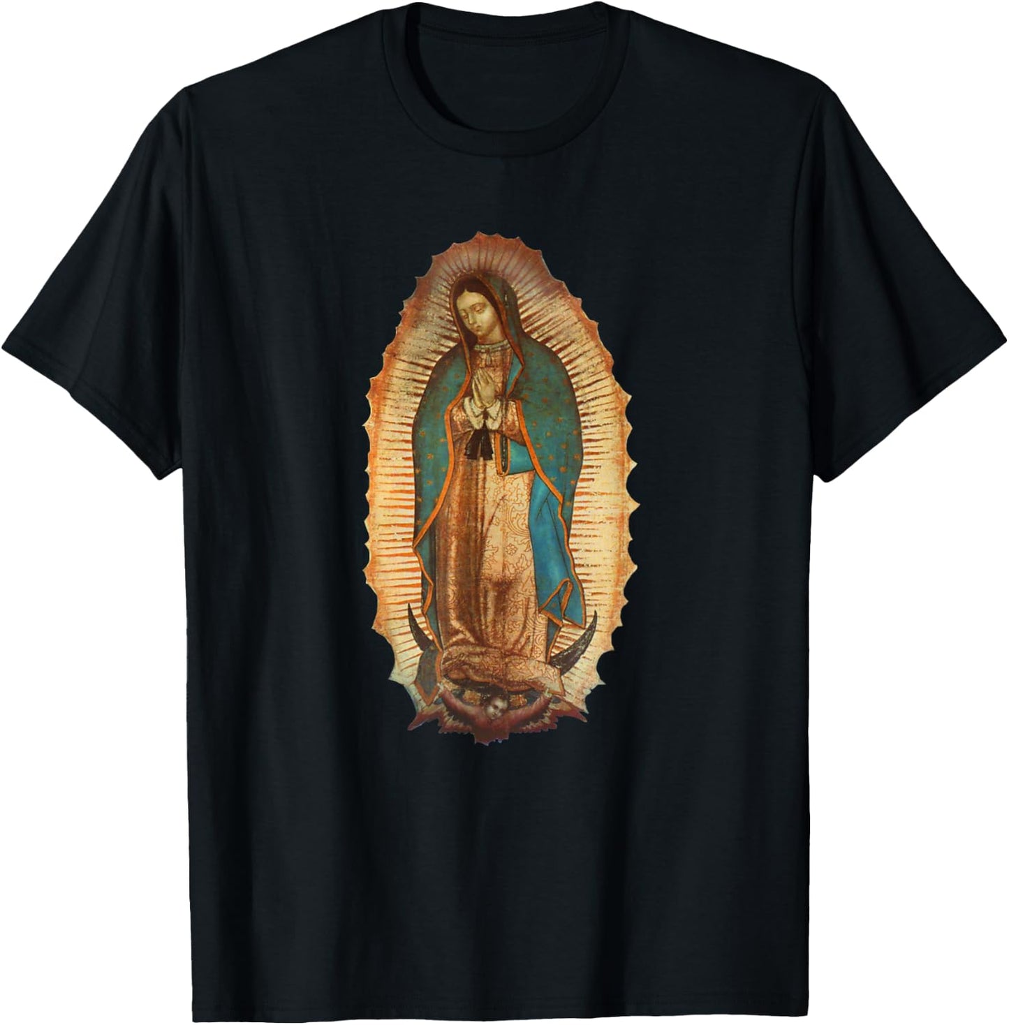 Our Lady of Guadalupe T-Shirt - T-Shirt | Black