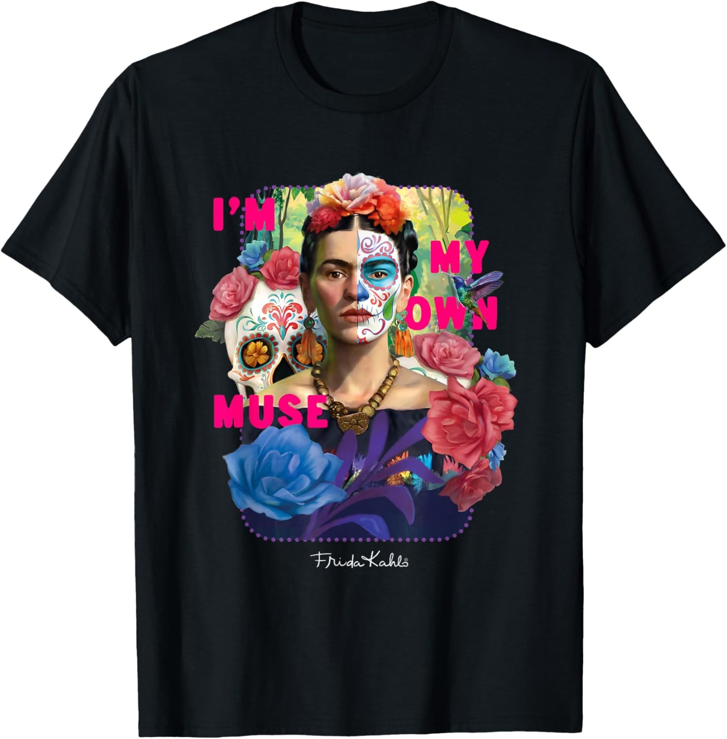Frida Kahlo - I'm My Own Muse , Black, S T-Shirt - T-Shirt | Black