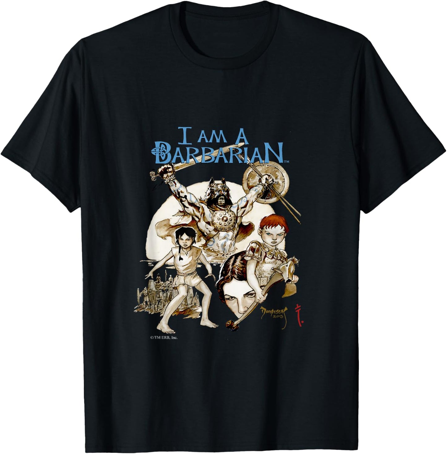 I Am A Barbarian T-Shirt - T-Shirt | Black