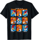 Woody Woodpecker Emotions Vintage Panel Poster T-Shirt - T-Shirt | Black