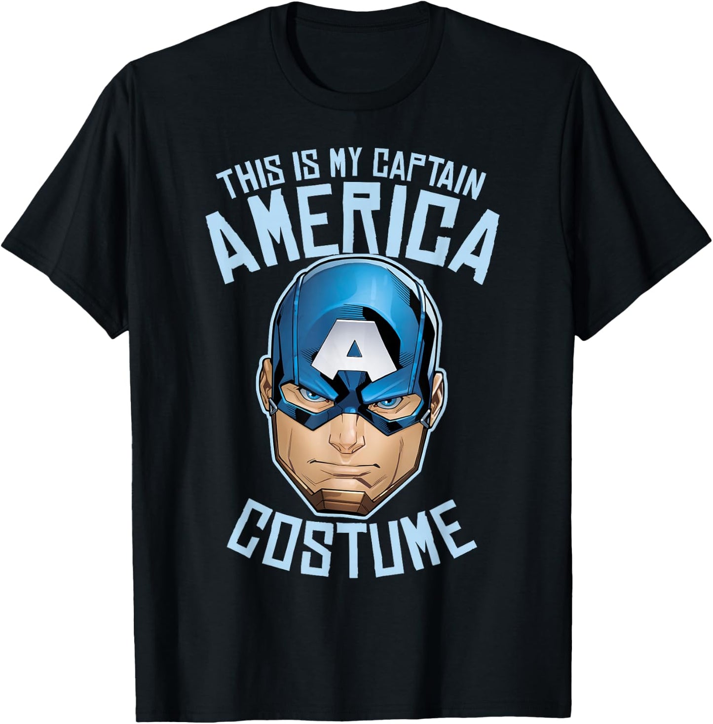 Marvel Captain America This is My Costume Halloween T-Shirt - T-Shirt | Black