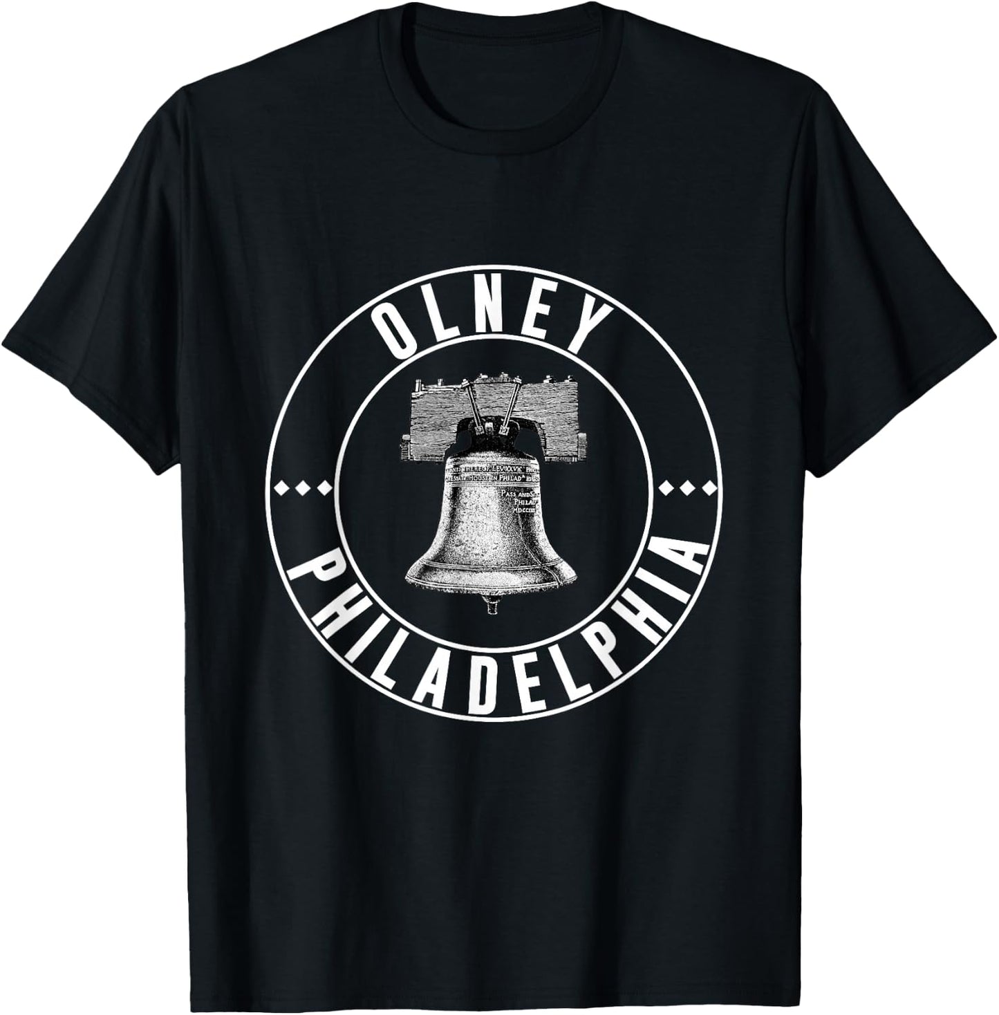 Olney Philly Neighborhood Philadelphia Liberty Bell T-Shirt - T-Shirt | Black