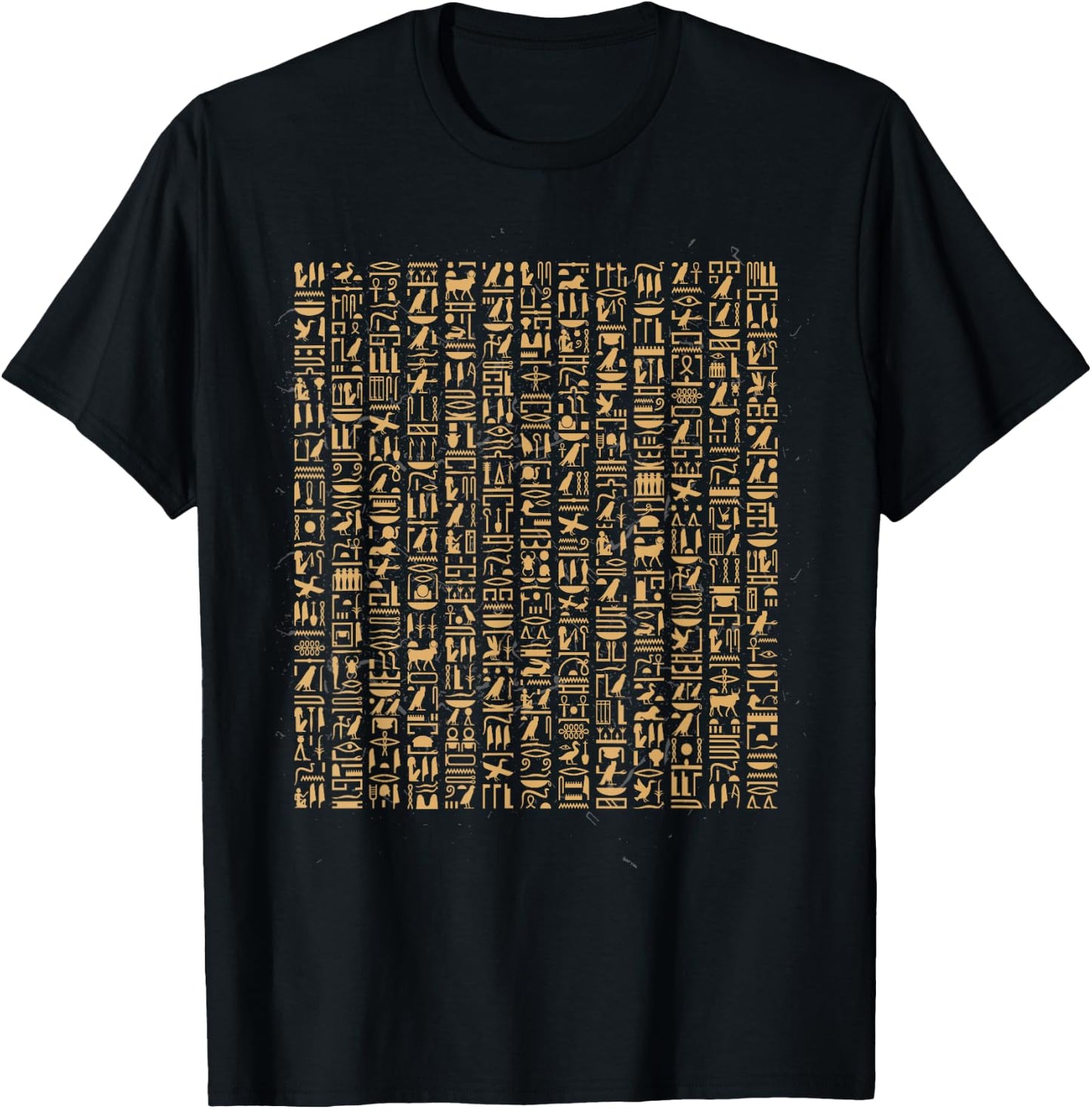 Egyptian Hieroglyphics I Egyptian Gods Archeology T-Shirt - T-Shirt | Black