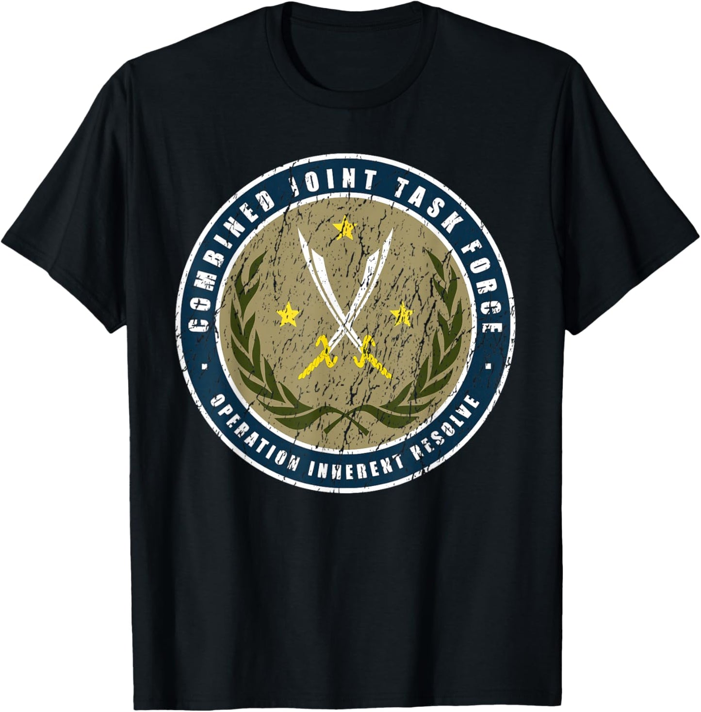 Inherent Resolve Operation Combined Joint Task Force T-Shirt - T-Shirt | Black