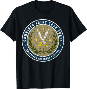 Inherent Resolve Operation Combined Joint Task Force T-Shirt - T-Shirt | Black